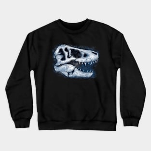 T-Rex Blue Skull Crewneck Sweatshirt